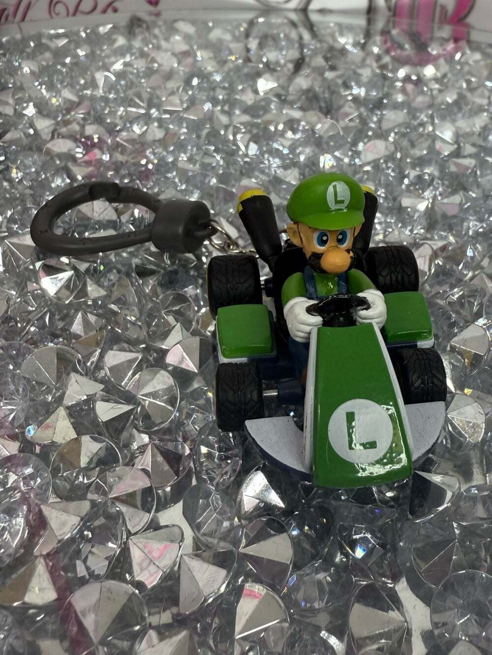 Luigi Kart Keychain - Green Mario Kart Character